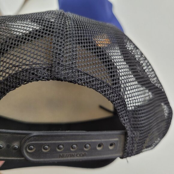 Vintage snapback hat Black "Quartzsite" with Flying Bald Eagle by Nissin Trucker - Picture 7 of 7